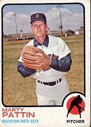 1973 Topps Baseball Cards      415     Marty Pattin